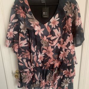 Floral Plus Size Top 5X